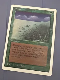 Magic the Gathering MTG Unlimited Lifelace NM (Beta Bob) - Image 1