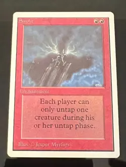 Magic the Gathering MTG Unlimited Smoke LP+ (Beta Bob) - Image 1
