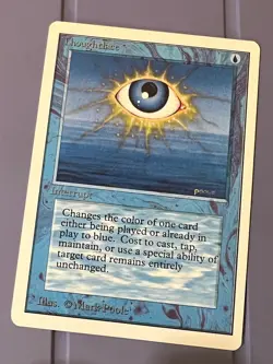 Magic the Gathering MTG Unlimited Thoughtlace NM- (Beta Bob) - Image 1