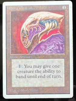 Magic the Gathering MTG Unlimited Helm of Chatzuk LP (Beta Bob) - Image 1