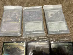 10 different sets, mtg foil premium bundle land packs, sealed, Baldur's Gate + - Image 4