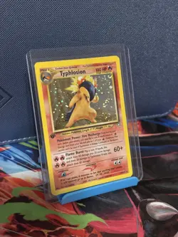 Pokemon TCG Typhlosion Card 17/111 Neo Genesis 1999-2000 Holo 1st Edition - Image 3