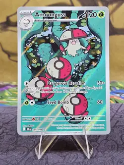 Pokemon TCG Amoonguss 096/086 SV: Black Bolt Illustration Rare Holo English NM - Image 1