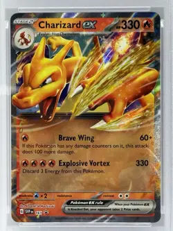 2024 Pokemon SVP EN Charizard ex Super Premium Collection #161 PSA 9 - Image 2
