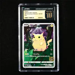 CGC 10 PRISTINE 2021 Pokemon JPN Pikachu 001/028 Holo - Image 1
