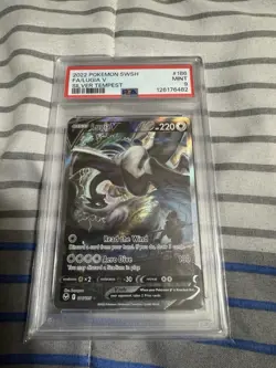2022 Pokemon Silver Tempest Lugia V 186/195 Full Alternate Alt Art PSA 9 Mint - Image 4