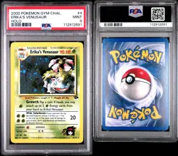 2000 POKEMON GYM CHAL.ERIKA'S VENUSAURHOLO PSA 9 - Image 3