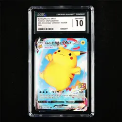 CGC 10 GEM MINT 2021 Pokemon JPN Surfing Pikachu VMAX 022/028 RRR - Image 2