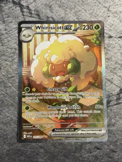 Pokemon TCG - Whimsicott EX 165/086 - White Flare Special Illustration Rare - Image 1