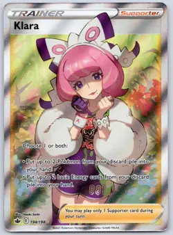 Klara 194/198 (NM) - SWSH06: Chilling Reign - Full Art Ultra Rare - Pokemon TCG - Image 1