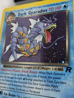 Pokemon TCG Dark Gyarados 8/82 Holo Rare Team Rocket WOTC Vintage - NM - Image 4