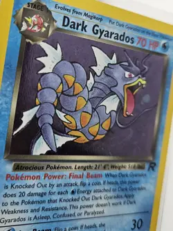 Pokemon TCG Dark Gyarados 8/82 Holo Rare Team Rocket WOTC Vintage - NM - Image 5