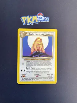 Pokemon TCG Dark Ursaring Neo Destiny 21/105 Regular Rare LP. - Image 1
