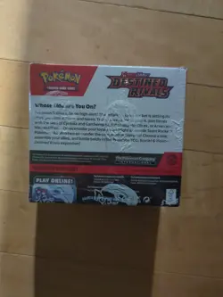 Pokemon TCG S&V Destined Rivals Factory Sealed Booster Box Minor Wrinkle Front - Image 2