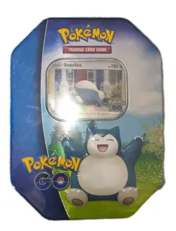 Pokemon TCG Pokemon Go SNORLAX Gift Tin Factory Sealed - 4 Booster Packs PoGo - Image 1