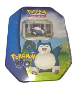 Pokemon TCG Pokemon Go SNORLAX Gift Tin Factory Sealed - 4 Booster Packs PoGo - Image 2