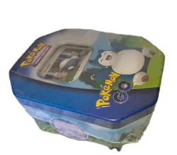 Pokemon TCG Pokemon Go SNORLAX Gift Tin Factory Sealed - 4 Booster Packs PoGo - Image 3