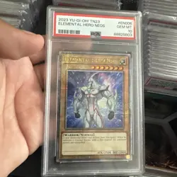 2023 YU-GI-OH TN23-25TH ANNIV TIN DUELING HEROES ELEMENTAL HERO NEOS PSA 10 - Image 1