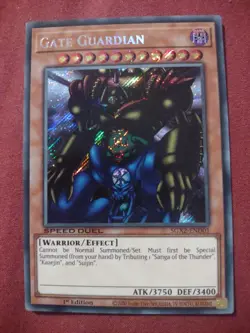 Gate Guardian - SGX2-END01 - Secret Rare 1st Edition - Near Mint - Yu-Gi-Oh TCG - Image 1