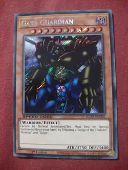 Gate Guardian - SGX2-END01 - Secret Rare 1st Edition - Near Mint - Yu-Gi-Oh TCG - Image 2