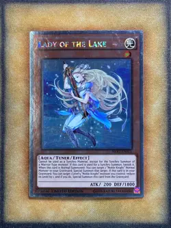 Yugioh Lady of the Lake NKRT-EN013 Platinum Rare Limited Editon NM - Image 1
