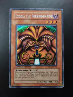 YUGIOH 2004 | EXODIA THE FORBIDDEN ONE | MC1-EN001 | PROMO | SCR | NEAR MINT - Image 1