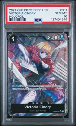 2024 Victoria Cindry OP06-091 PRB One Piece - PSA 10 - Image 1