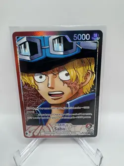 SABO ALT ART LEADER 0P13-004 CARRYING ON HIS WILL ONE PIECE TCG - Image 1