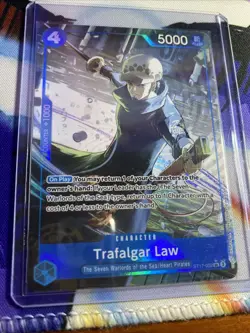 Trafalgar Law St17-002 Alt Art One Piece TCG English Foil - Image 1