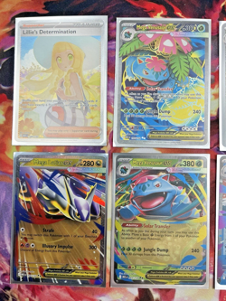 Pokemon 12 Card Mega Evolution Lot (ME01) : Lillies Determination SIR, IR EX NM+ - Image 2