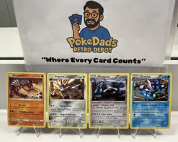 Pokemon TCG Cracked Ice Holo Rare 4 Cards: Metagross Greninja Groudon Solgaleo - Image 1