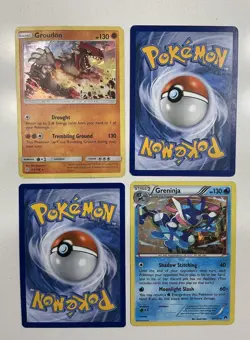 Pokemon TCG Cracked Ice Holo Rare 4 Cards: Metagross Greninja Groudon Solgaleo - Image 3