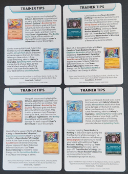 Destined Rivals Build And Battle Prerelease Trainer Tip Card Complete Set - Image 2