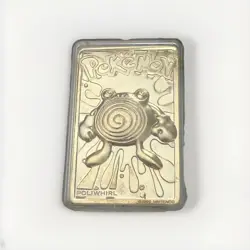 Pokemon POLIWHIRL 23k Gold Plated Trading Card 1999 Nintendo With Case NO CERT - Image 1