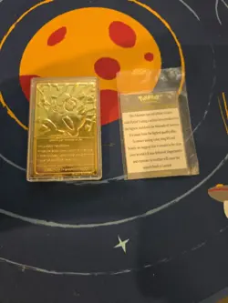 Jigglypuff Pokemon 23K Gold Plated Trading Card 1999 Burger King Limited Edition - Image 2