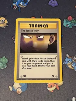 Pokemon Cards The Boss’s Way 73/82 Team Rocket FIRST EDITION WOTC - (HP) - Image 1
