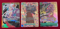 One Piece Card Game TCG OP01-121 SEC Yamato Bandai Japan Anime Prism Special set - Image 1