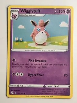 Pokemon TCG Wigglytuff - Fusion Strike 111/264 Pokemon Card NM - Image 1