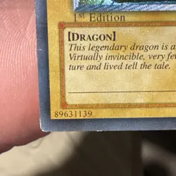 Two FAKE Yu-Gi-Oh Cards Blue Eyes White Dragon & Summoned Skull NM/LP Condition - Image 3