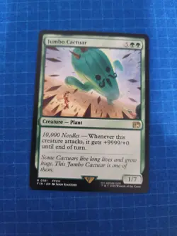 Jumbo Cactuar Magic: The Gathering Card Final Fantasy - Image 1