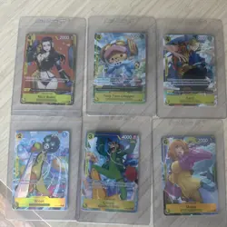 ONE PIECE TCG ST29 Egghead Promo Full Art Card Lot NICO, CHOPPER and more. - Image 1