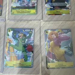 ONE PIECE TCG ST29 Egghead Promo Full Art Card Lot NICO, CHOPPER and more. - Image 4