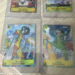 ONE PIECE TCG ST29 Egghead Promo Full Art Card Lot NICO, CHOPPER and more. - Image 5