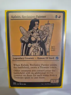 KALAIN, RECLUSIVE PAINTER SHOWCASE-MTG-ADVENTURES IN THE FORGOTTEN REALMS - Image 1