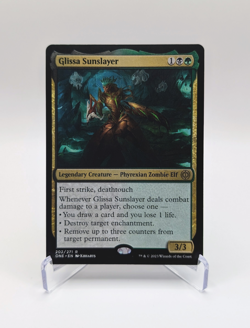 MTG Glissa Sunslayer Rare #0202 Phyrexia: All Will Be One NM - Image 1