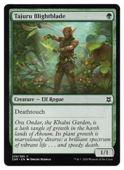 MTG Tajuru Blightblade | #208 Zendikar Rising | English - Image 1