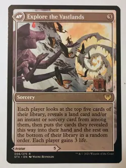 Wandering Archaic / Explore the Vastlands MTG - 006 R STX Strixhaven Magic - Image 2