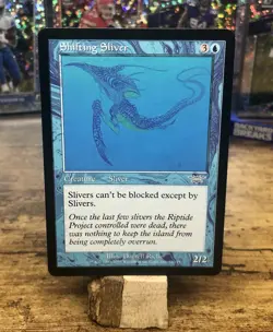 Shifting Sliver x4 LP Legions Blue English Unblockable Slivers Hive MTG Magic - Image 2