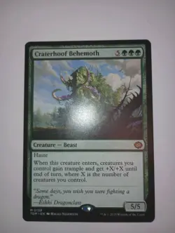 MTG - 1x Craterhoof Behemoth - Tarkir Dragonstorm - NM - Image 1