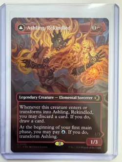Ashling, Rekindled / Rimebound #0290 (Borderless FOIL) Lorwyn Eclipsed NM EN MTG - Image 1